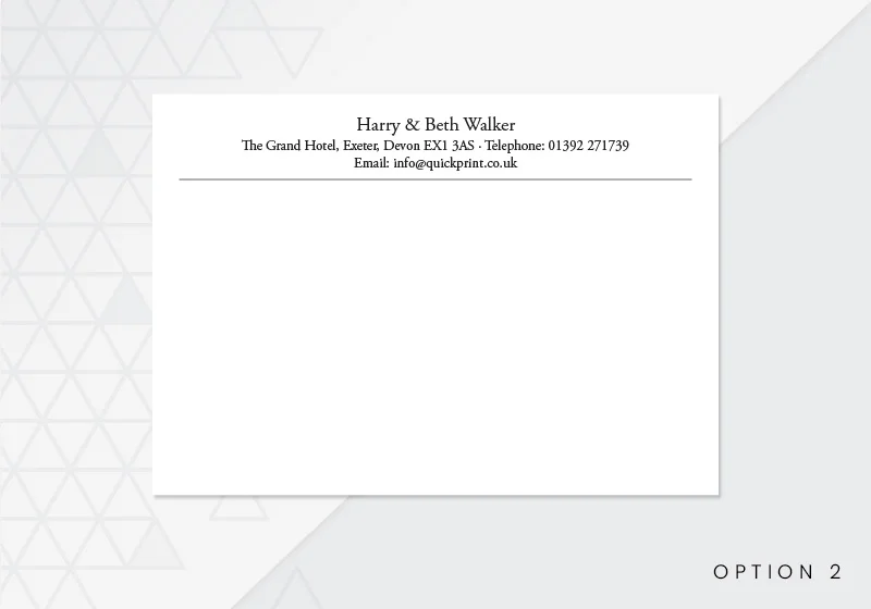 Correspondence cards