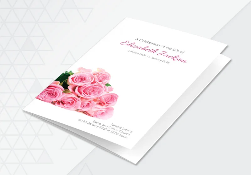 Roses Order Of Service