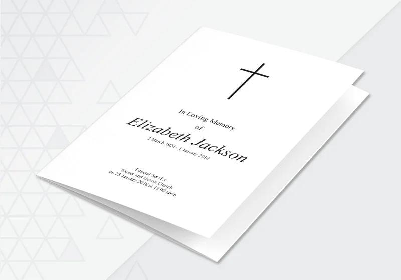 Traditional Order Of Service