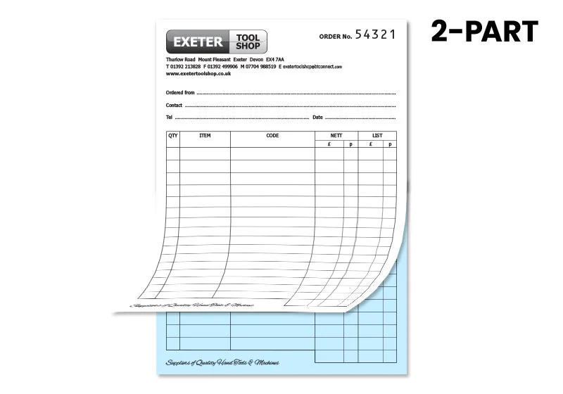 2-Part NCR Forms