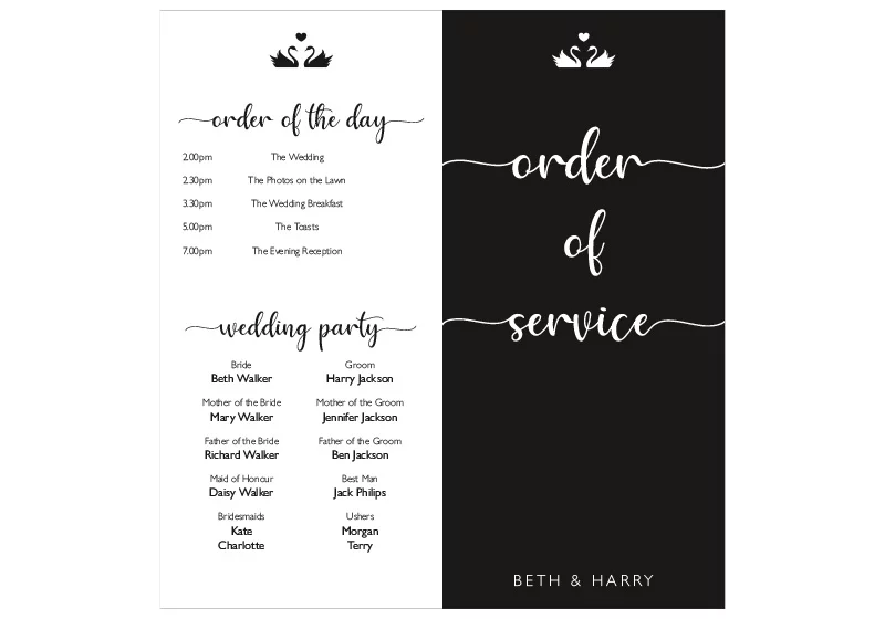 Order of Service