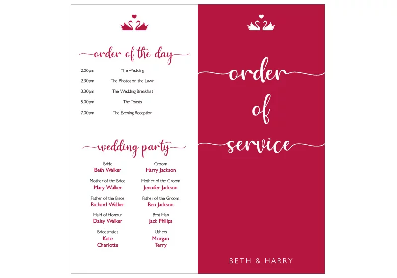 Order of Service