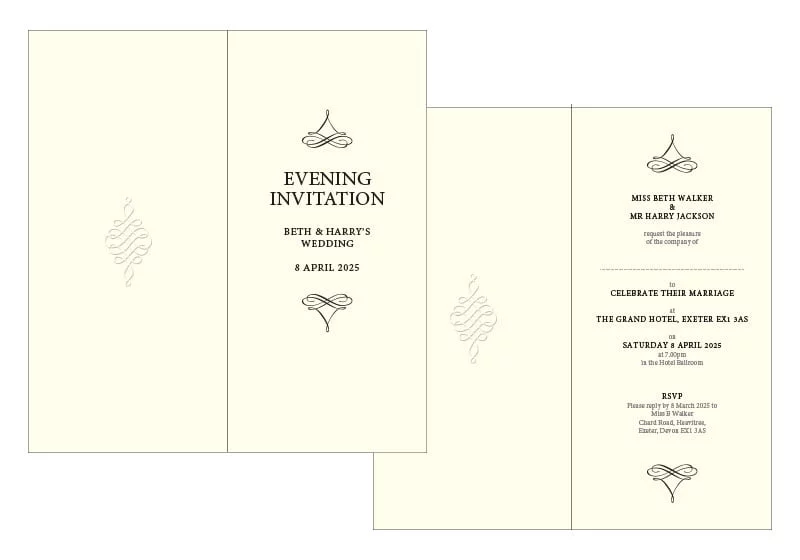 Evening Invitation