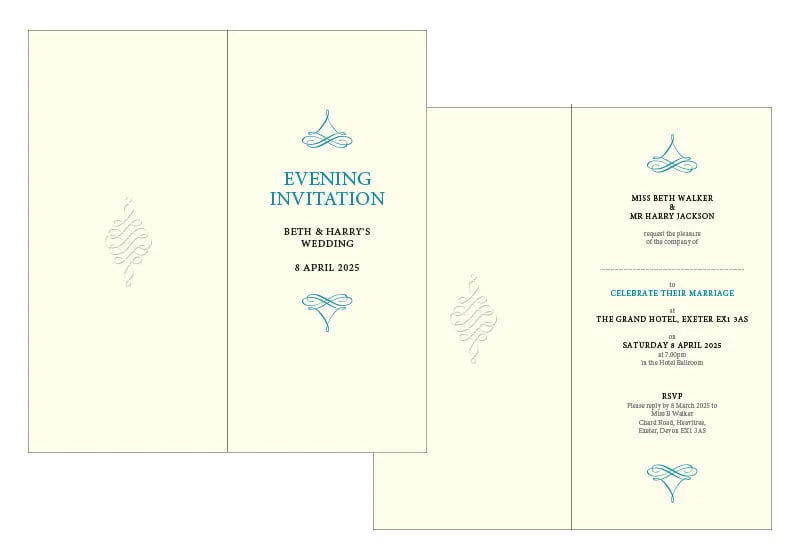 Evening Invitation