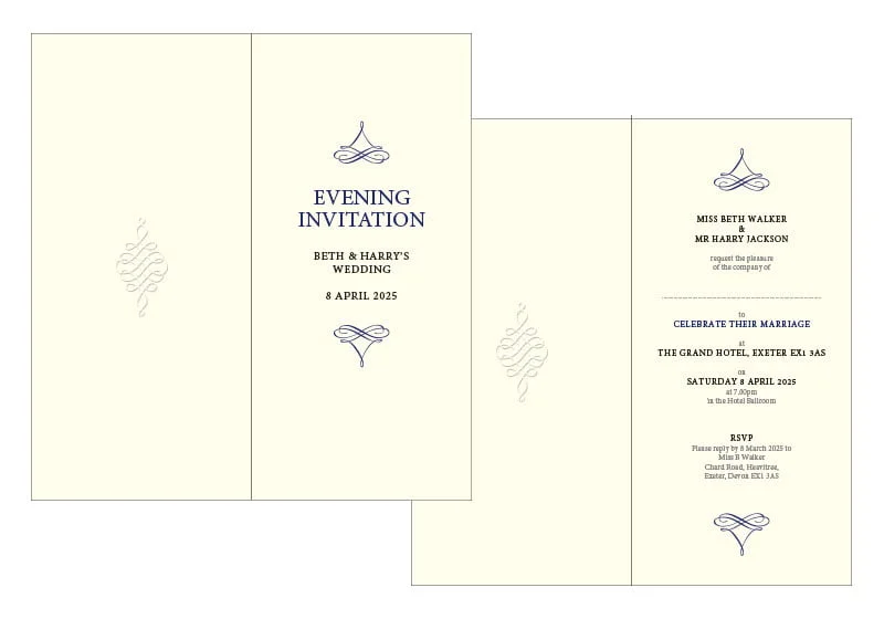 Evening Invitation