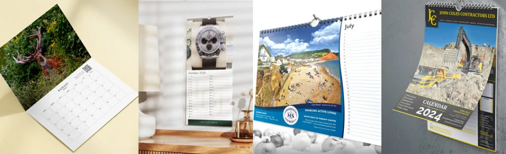 Photographers, retail, charity and business calendars